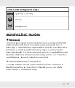 Предварительный просмотр 17 страницы Auriol HG06544A Operation And Safety Notes