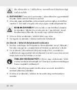 Предварительный просмотр 20 страницы Auriol HG06544A Operation And Safety Notes