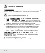 Предварительный просмотр 30 страницы Auriol HG06544A Operation And Safety Notes