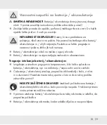 Предварительный просмотр 31 страницы Auriol HG06544A Operation And Safety Notes