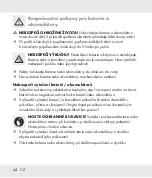 Предварительный просмотр 44 страницы Auriol HG06544A Operation And Safety Notes