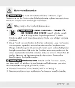 Предварительный просмотр 65 страницы Auriol HG06544A Operation And Safety Notes