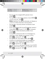 Preview for 44 page of Auriol z29592 Operation And Safety Notes