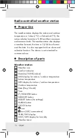 Предварительный просмотр 72 страницы Auriol Z29962C Operation And Safety Notes