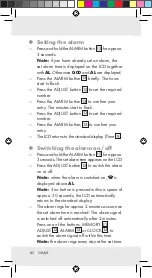 Предварительный просмотр 82 страницы Auriol Z29962C Operation And Safety Notes