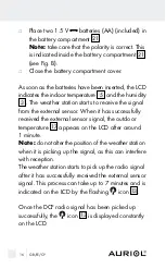 Предварительный просмотр 16 страницы Auriol Z29962E Operation And Safety Notes