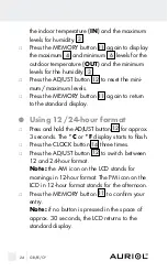 Предварительный просмотр 24 страницы Auriol Z29962E Operation And Safety Notes