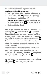 Предварительный просмотр 40 страницы Auriol Z29962E Operation And Safety Notes