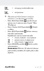 Предварительный просмотр 47 страницы Auriol Z29962E Operation And Safety Notes