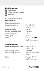 Предварительный просмотр 58 страницы Auriol Z29962E Operation And Safety Notes