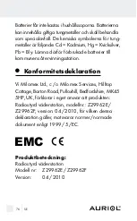 Предварительный просмотр 76 страницы Auriol Z29962E Operation And Safety Notes