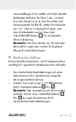 Предварительный просмотр 97 страницы Auriol Z29962E Operation And Safety Notes