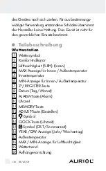 Предварительный просмотр 130 страницы Auriol Z29962E Operation And Safety Notes