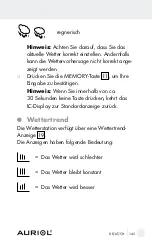 Предварительный просмотр 145 страницы Auriol Z29962E Operation And Safety Notes