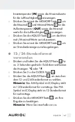 Предварительный просмотр 147 страницы Auriol Z29962E Operation And Safety Notes