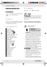 Preview for 6 page of Auriol Z30237B Operation And Safety Notes