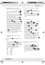 Preview for 9 page of Auriol Z30237B Operation And Safety Notes