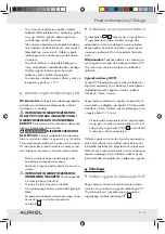 Preview for 15 page of Auriol Z30237B Operation And Safety Notes