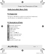 Preview for 7 page of Auriol Z30239A Operation And Safety Notes