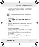 Preview for 31 page of Auriol Z30239A Operation And Safety Notes