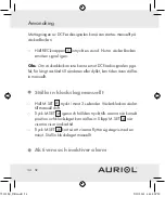 Preview for 34 page of Auriol Z30239A Operation And Safety Notes