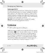 Preview for 44 page of Auriol Z30239A Operation And Safety Notes