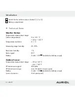 Предварительный просмотр 10 страницы Auriol Z30398 Operation And Safety Notes