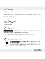 Предварительный просмотр 28 страницы Auriol Z30398 Operation And Safety Notes