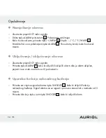 Предварительный просмотр 34 страницы Auriol Z30398 Operation And Safety Notes