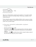 Предварительный просмотр 37 страницы Auriol Z30398 Operation And Safety Notes