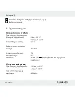 Предварительный просмотр 80 страницы Auriol Z30398 Operation And Safety Notes