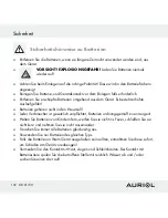 Предварительный просмотр 102 страницы Auriol Z30398 Operation And Safety Notes