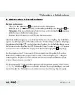 Предварительный просмотр 105 страницы Auriol Z30398 Operation And Safety Notes