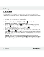 Предварительный просмотр 106 страницы Auriol Z30398 Operation And Safety Notes