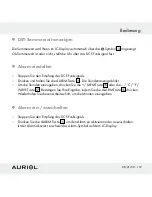 Предварительный просмотр 107 страницы Auriol Z30398 Operation And Safety Notes