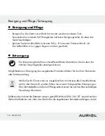 Предварительный просмотр 112 страницы Auriol Z30398 Operation And Safety Notes