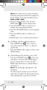 Предварительный просмотр 18 страницы Auriol Z31055A Operation And Safety Notes