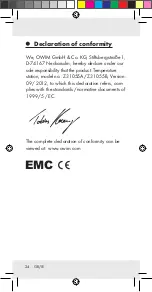 Предварительный просмотр 24 страницы Auriol Z31055A Operation And Safety Notes