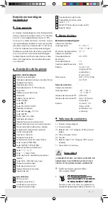 Preview for 5 page of Auriol z31092 Operation And Safety Notes