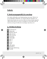 Preview for 63 page of Auriol z31163 Operation And Safety Notes