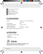 Preview for 64 page of Auriol z31163 Operation And Safety Notes