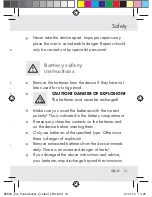 Preview for 13 page of Auriol Z31408A Operation And Safety Notes