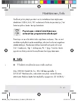 Preview for 41 page of Auriol Z31408A Operation And Safety Notes