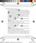 Предварительный просмотр 21 страницы Auriol Z31481A Operation And Safety Notes