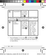 Предварительный просмотр 42 страницы Auriol Z31481A Operation And Safety Notes