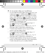 Предварительный просмотр 43 страницы Auriol Z31481A Operation And Safety Notes