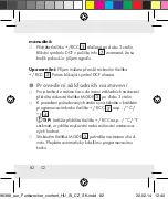 Предварительный просмотр 82 страницы Auriol Z31481A Operation And Safety Notes