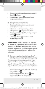 Предварительный просмотр 39 страницы Auriol Z31743A Operation And Safety Notes