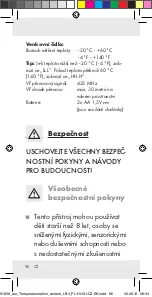 Предварительный просмотр 96 страницы Auriol Z31743A Operation And Safety Notes