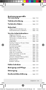 Предварительный просмотр 133 страницы Auriol Z31743A Operation And Safety Notes